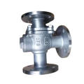 Stainless steel tee flange investment casting ball valve